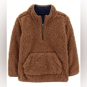 NWOT Carter’s Sherpa Snap Pullover - Size 12M